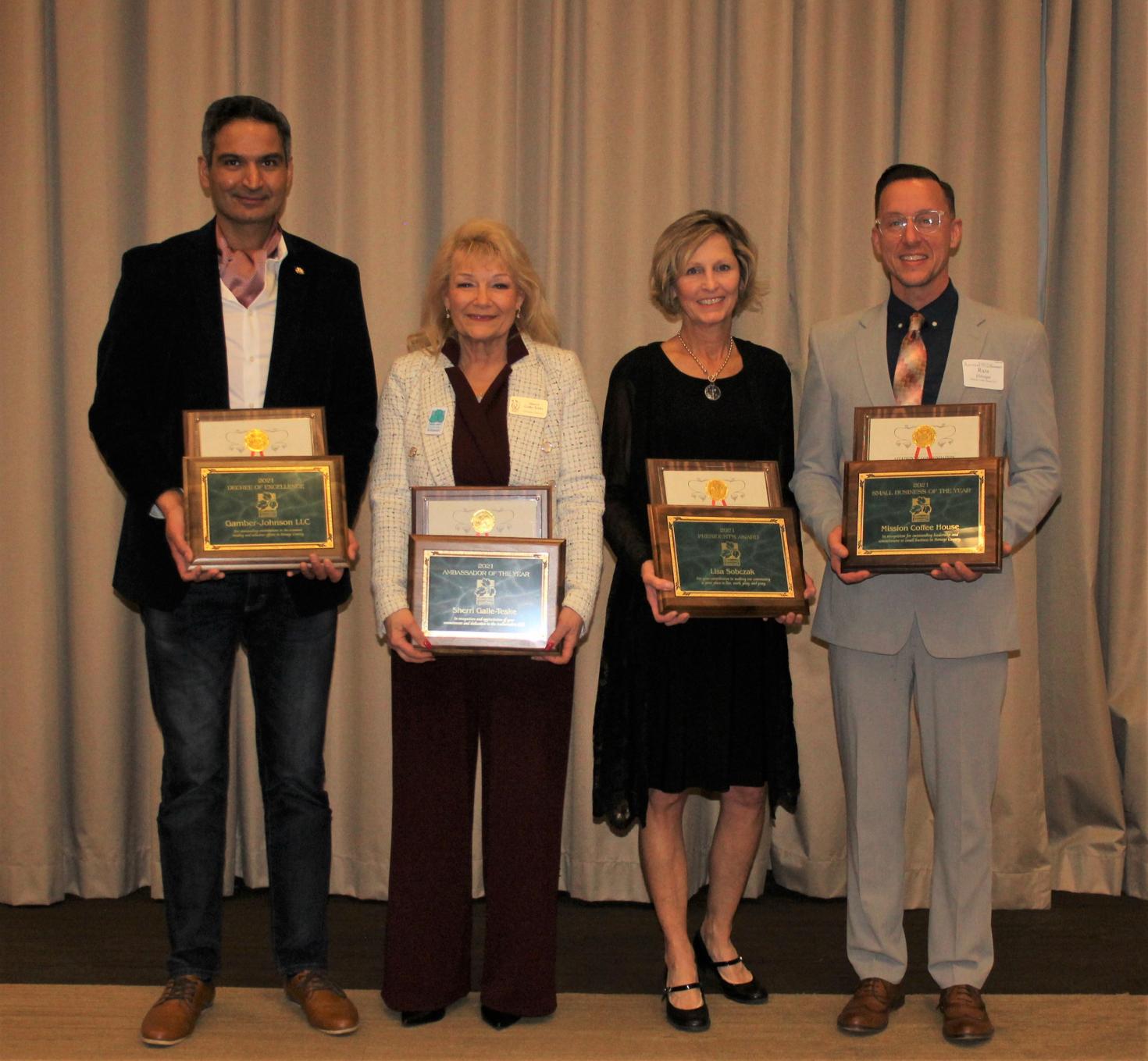 Portage Country award recipients 