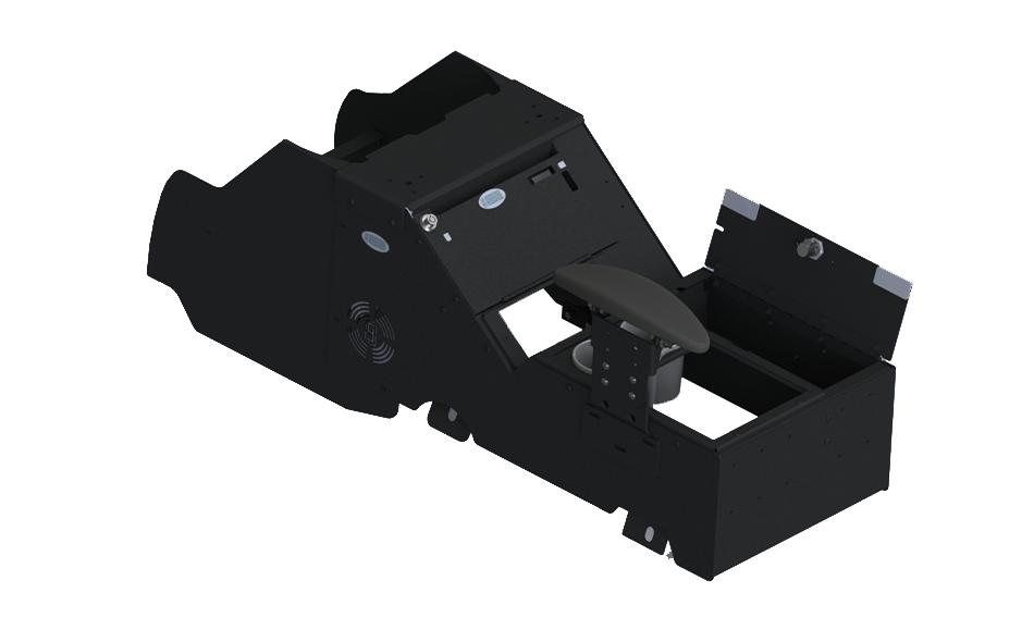2021+ Chevrolet Tahoe Wide Body Console Box Kit with Internal Printer Mount, Armrest and Cup Holder 