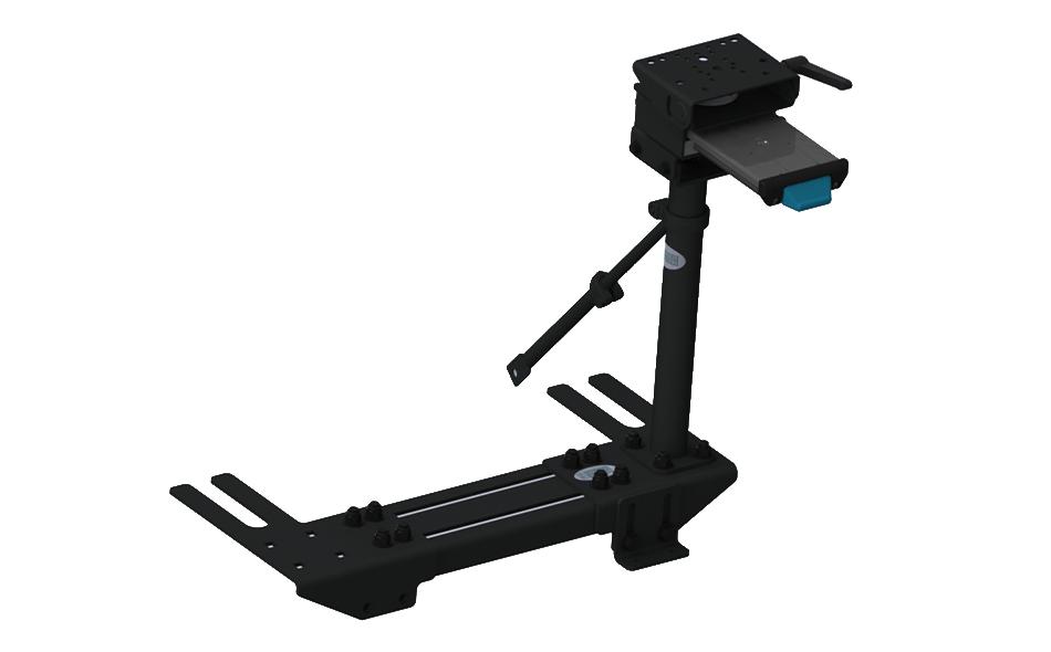 Universal Adjustable Seat Base Pedestal Kit with Mongoose® XE 9" Rendering (7170-0892-02)