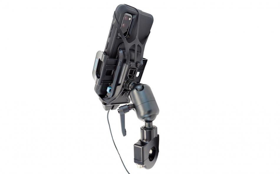 7170-0946 Universal Phone Charging Cradle with Zirkona Joiner and 1 Round Clamp