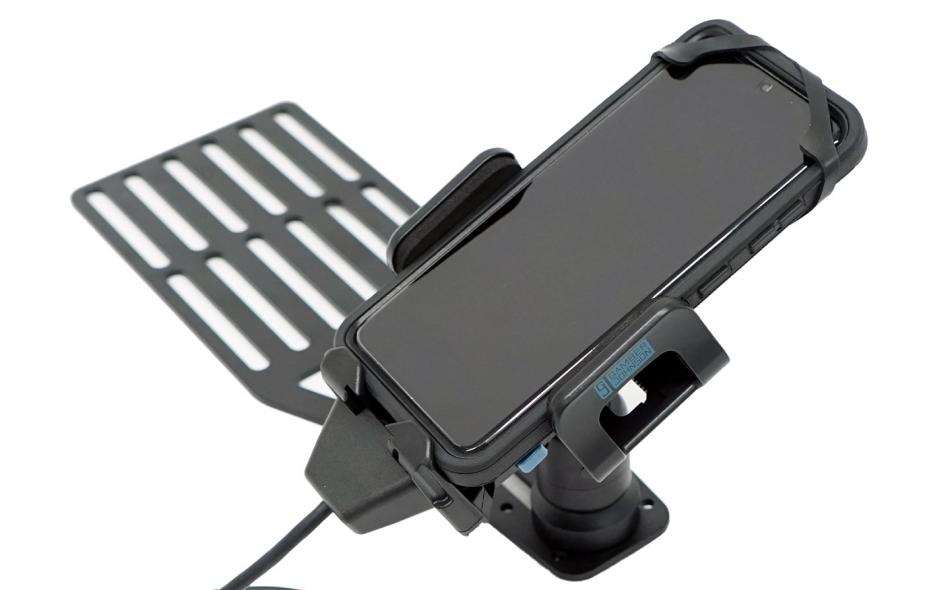 7170-0951 Universal Phone Charging and Data Cradle with Zirkona Joiner and Mounting Bracket