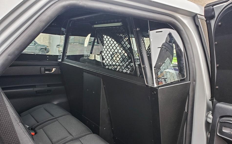 2020+ Ford Police Interceptor® Utility Passenger Partition- Large Mesh Window 