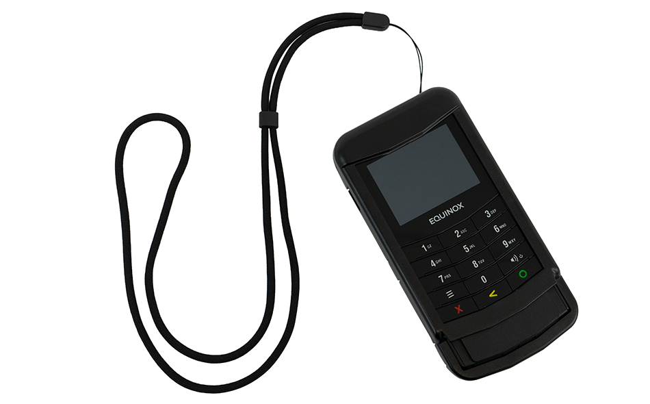 Protective Payment Case for Equinox Luxe 6200m with long lanyard
