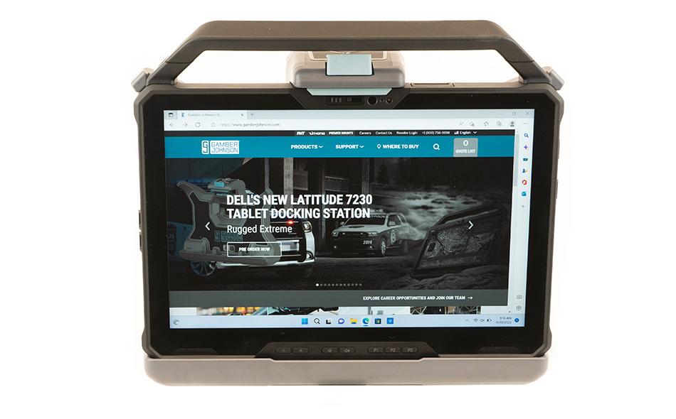 Dell Latitude 7230 Rugged Extreme Tablet Vehicle Cradle No Electronics Quad Rf With Lind Auto Power Adapter Gamber Johnson