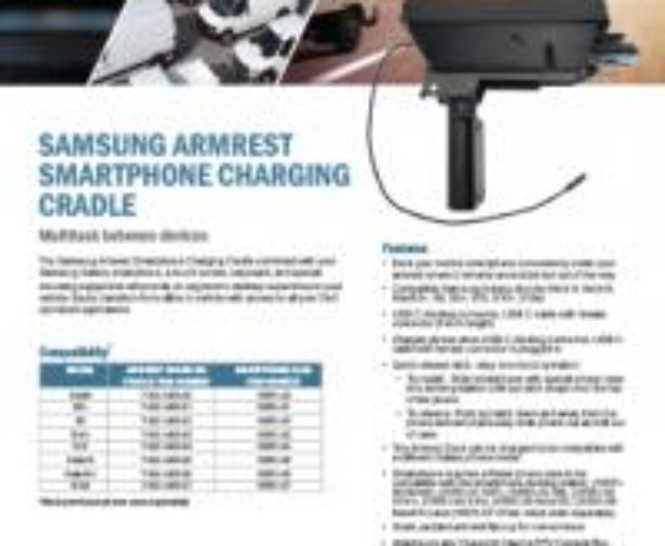 Samsung Armrest Smartphone Charging Cradle