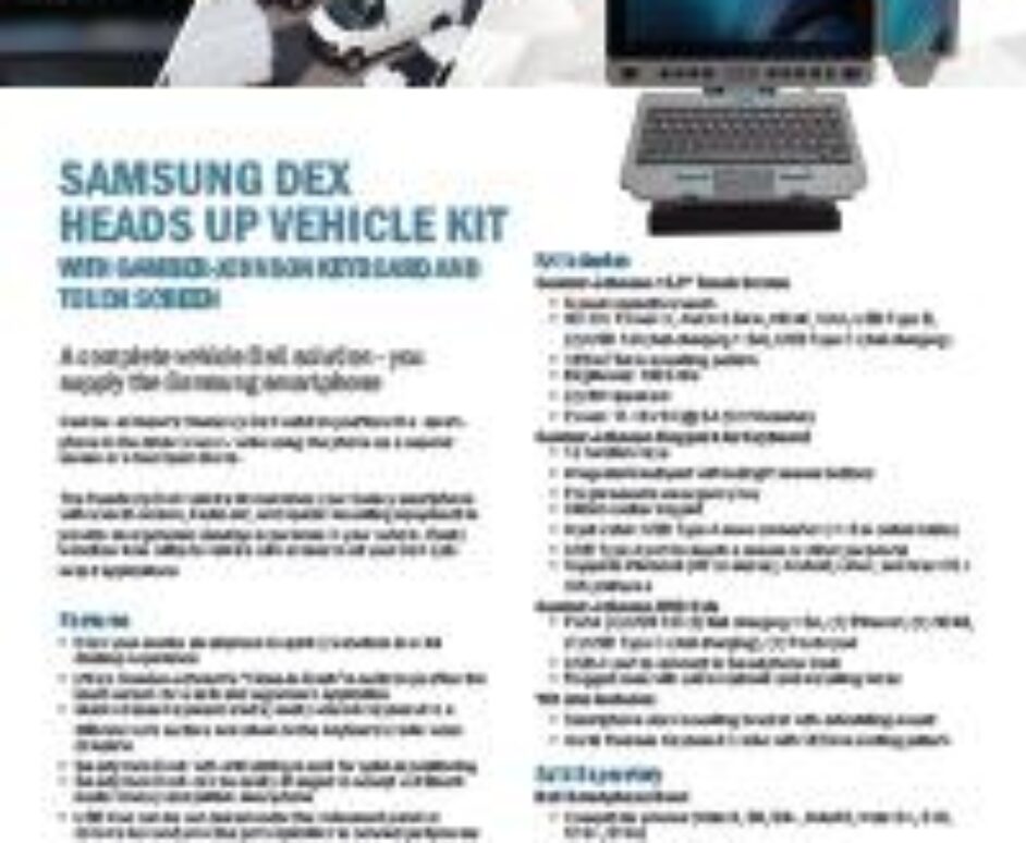 Samsung DeX Heads Up Vehicle Kit
