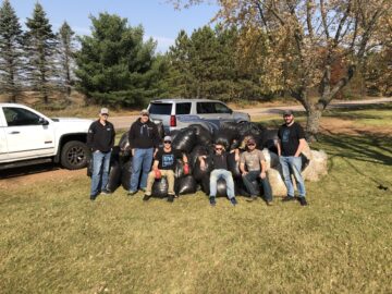 Make a difference Day - raking leaves