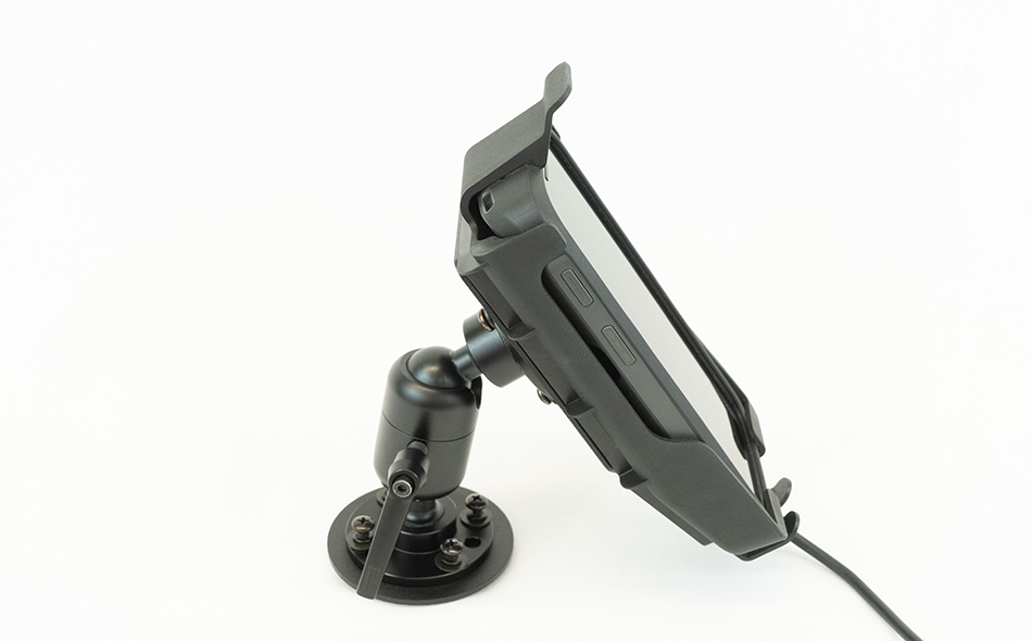 Zebra TC22/TC27 Cradle w/Zirkona Medium Joiner Mount - Gamber