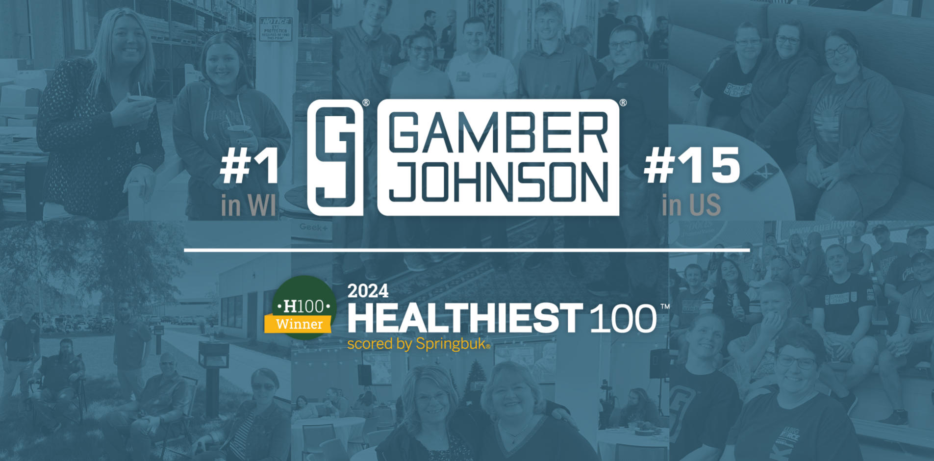 2024 Healthiest 100 Workplaces graphic