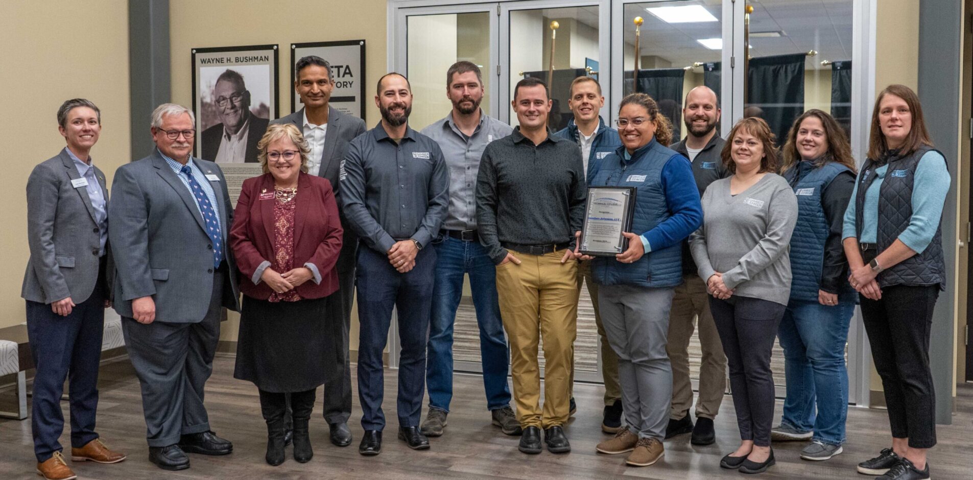 Executive Team from Gamber-Johnson at Mid-State receiving an award