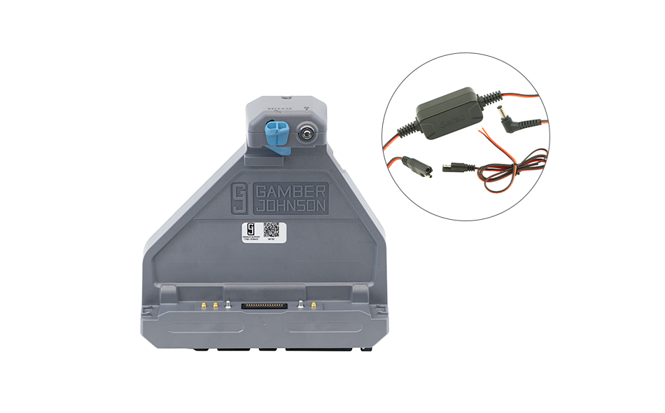 Getac ZX80 Tablet Docking Station (TRI RF) with 65W Bare Wire Power Adapter