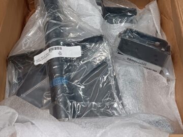 items in a box with incorrect packaging
