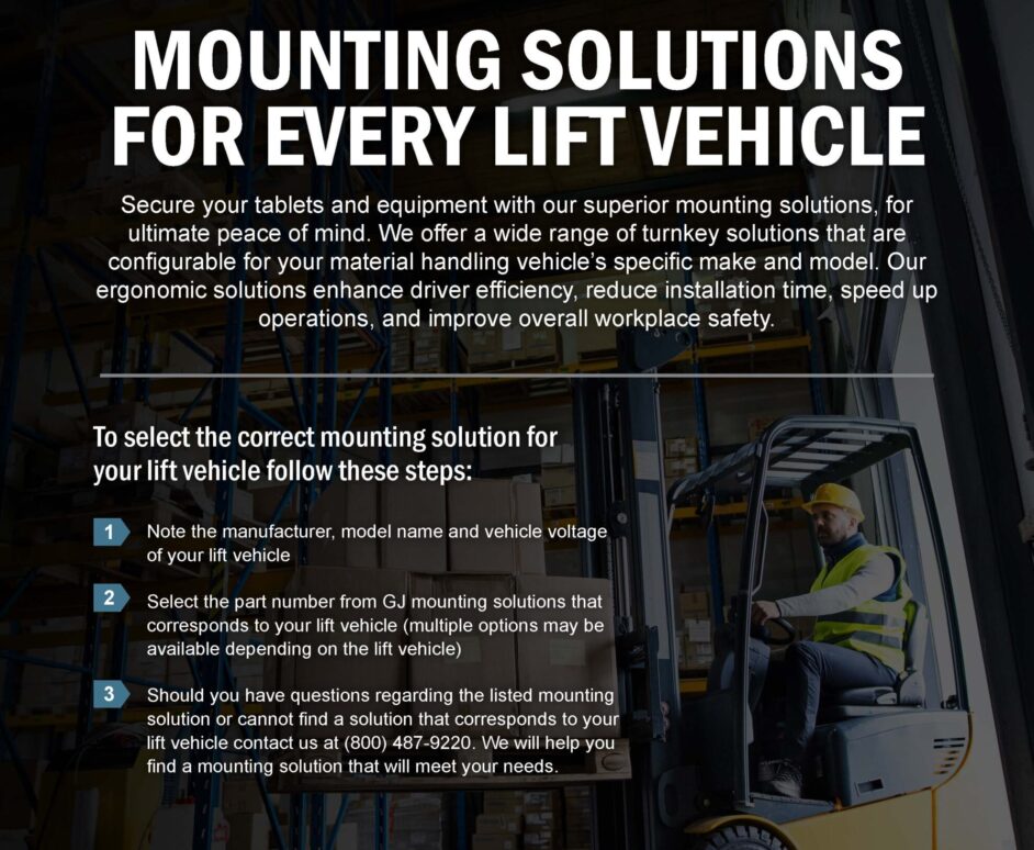 Gamber-Johnson Heavy Duty Lift Vehicle Mounts 2025