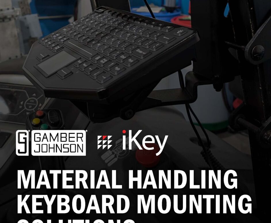 Cover for Material Handling Keyboard Mounting Solutions - Gamber-Johnson and iKey