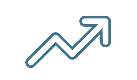 arrow point diagonally to the right