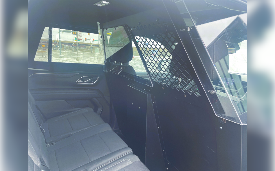 2021+ Chevrolet Tahoe Passenger Partition back side view