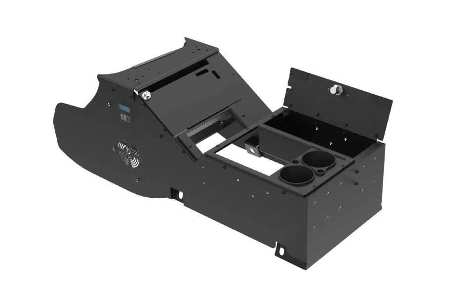 2025+ TAHOE WIDEBODY PRINTER MOUNT CONSOLE W/ CUP HOLDER