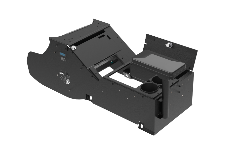 2025+ TAHOE WIDEBODY PRINTER MOUNT CONSOLE W/ CUP HOLDER & TALL ARMREST