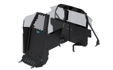 Ford Police Interceptor® Utility Single Cell Prisoner Partition for OEM Seats – Poly