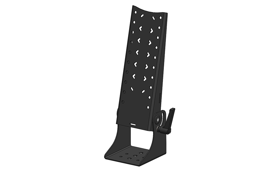 Fold-Down Tablet Display Mount