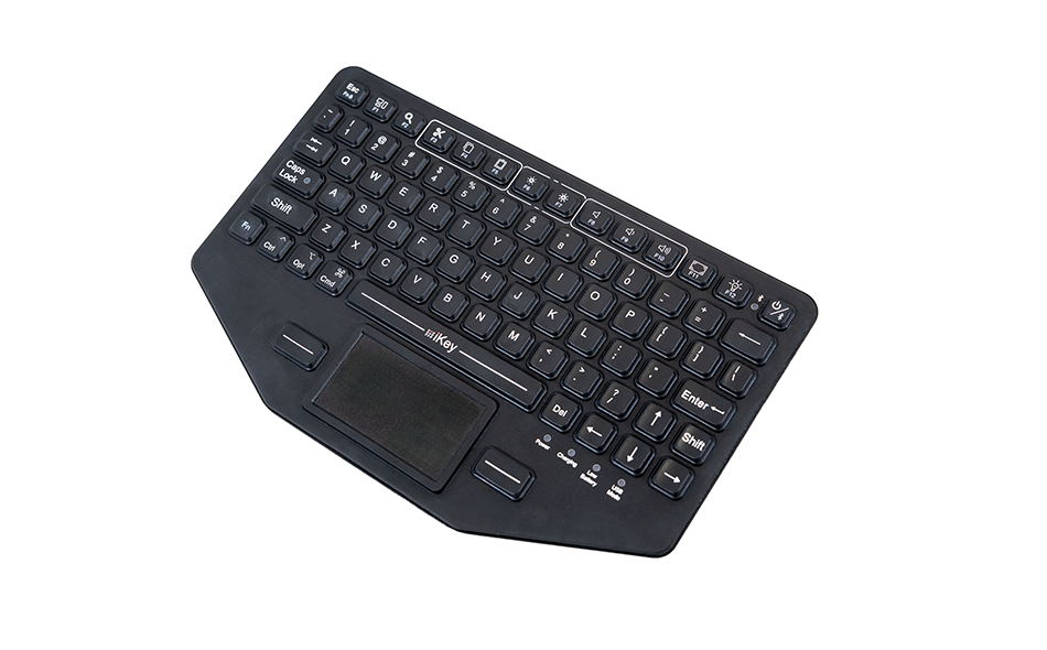 iKey IOS USB-C Backlit Keyboard - IP67 w/ Amps and VESA 75