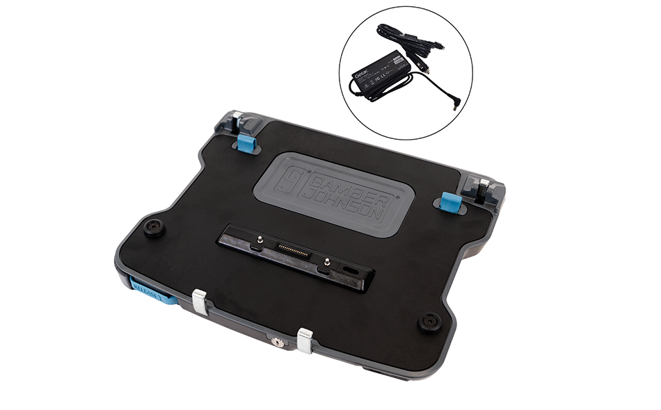 Getac B360 Laptop Docking Station with Getac 120W Cig Plug Auto Power Adapter (No RF)