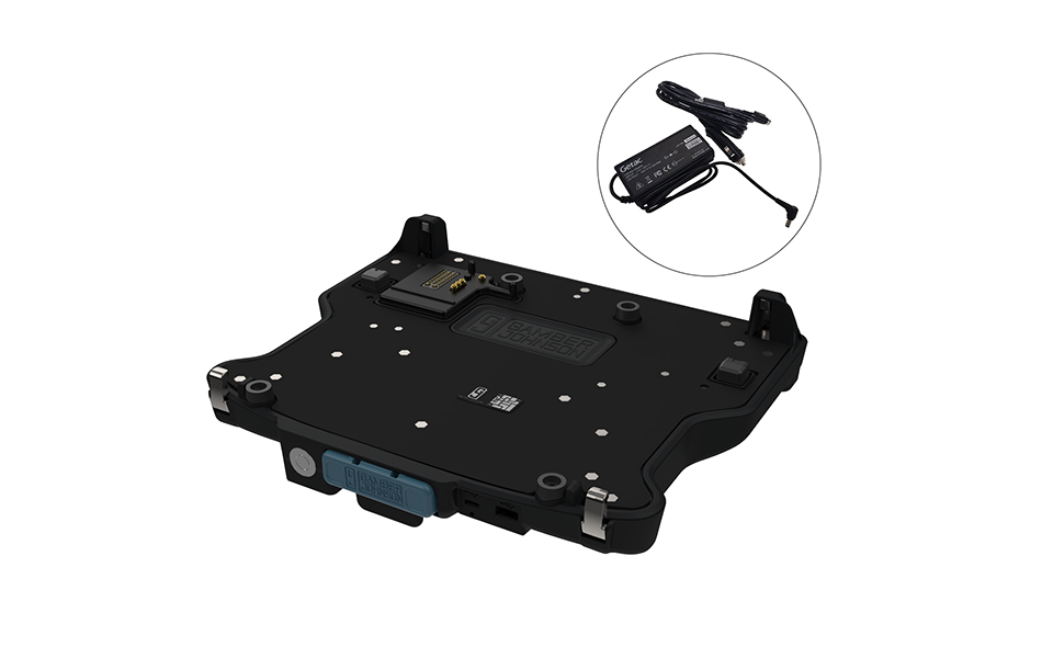 Getac V120 Docking Station, Full Port, QUAD RF with 120W Auto Power Adapter