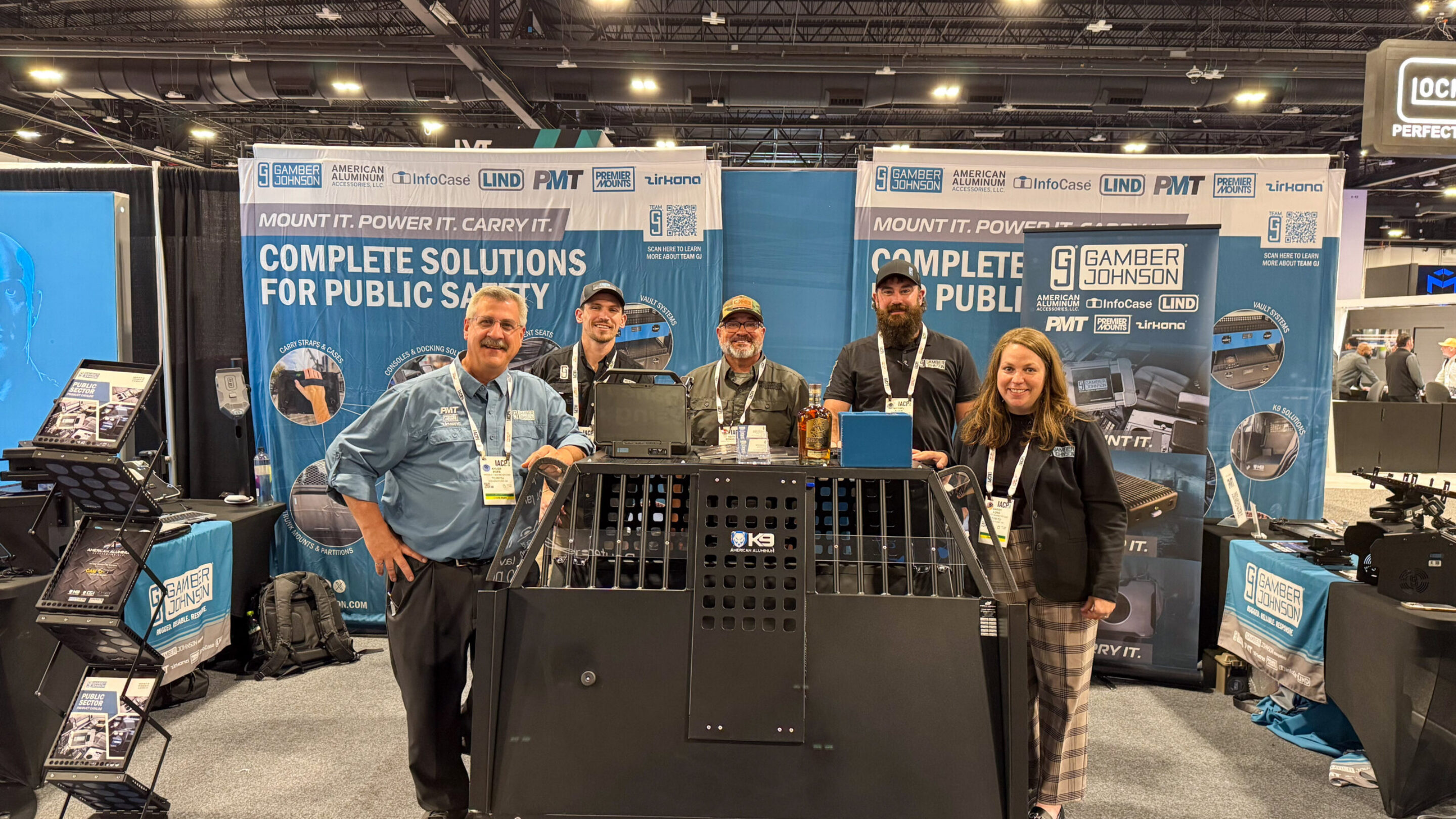 Gamber-Johnson team members at IACP 2025