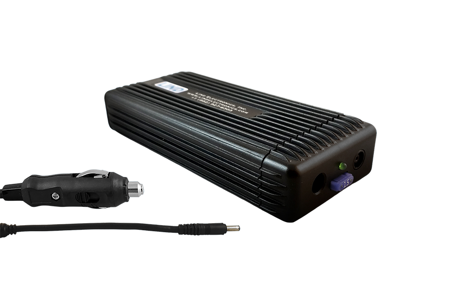 Lind Power Adapter: Input 11-16 VDC MP205/Cigarette Plug - Output 65W 2.1 Snap Connect/Mini-Bondi 4.5mm