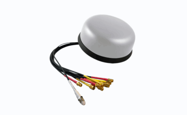 9 in 1 Dome White Antenna Kit on white