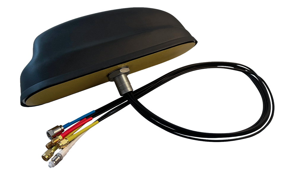 6 in 1 Sharkfin Antenna Kit (BLACK, TNC RF, CELL, WIFI, GPS)