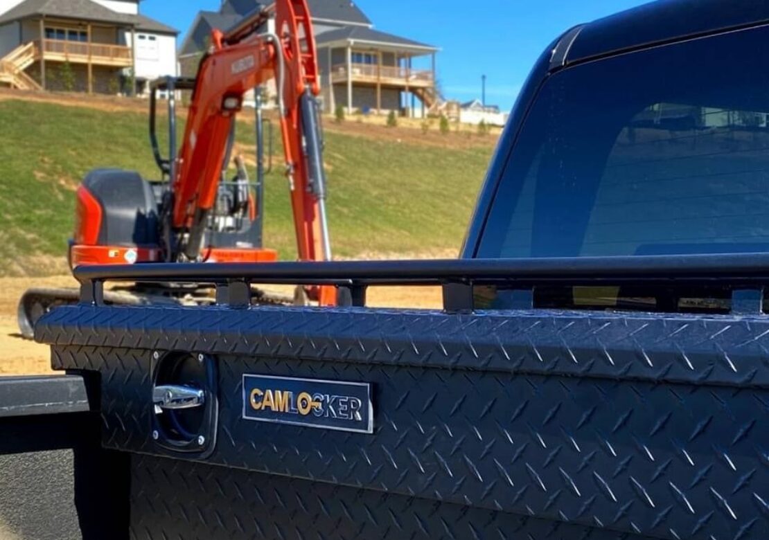 Camlocker at a construction site