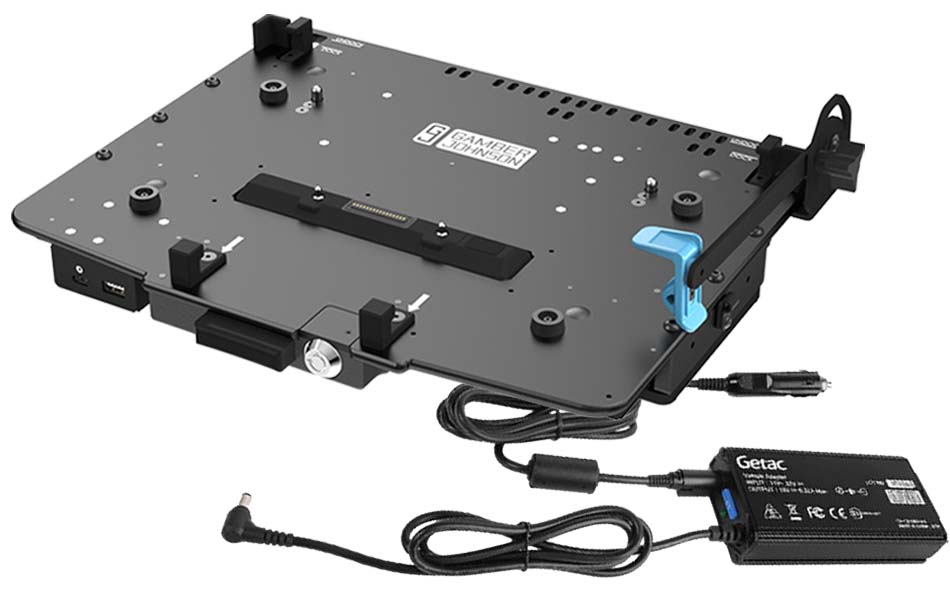 Getac B360 Laptop Docking Station (No RF) - Aluminum with 120W Auto Power Adapter