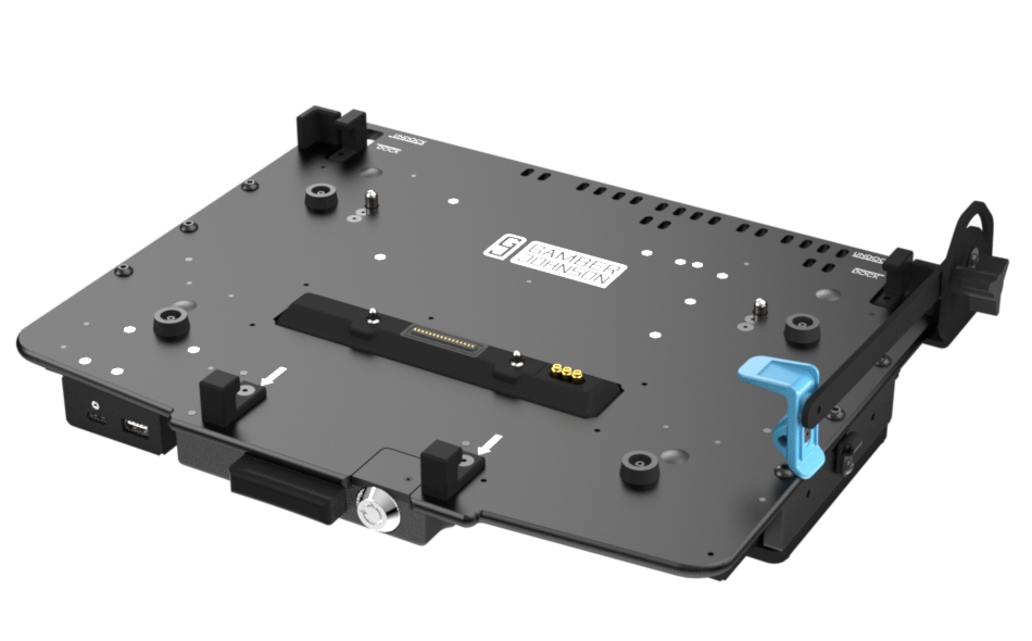 Getac B360 Laptop Docking Station (Tri RF) - Aluminum