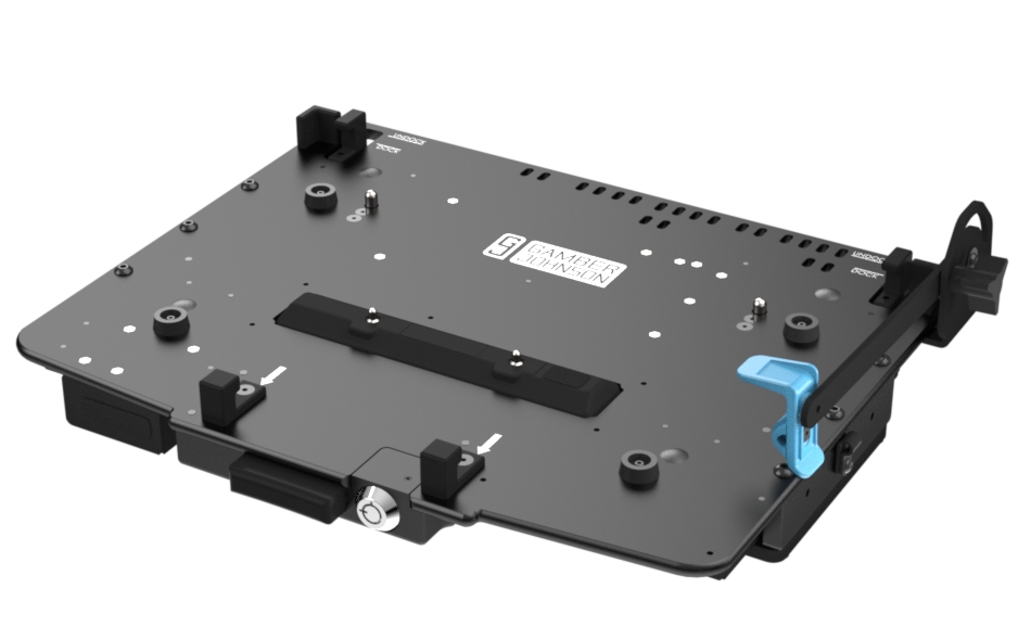 Getac B360 Laptop Cradle (No RF) - Aluminum