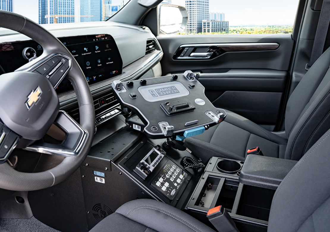 Panasonic TOUGHBOOK 56 Docking Station in a 2025 Chevy Tahoe