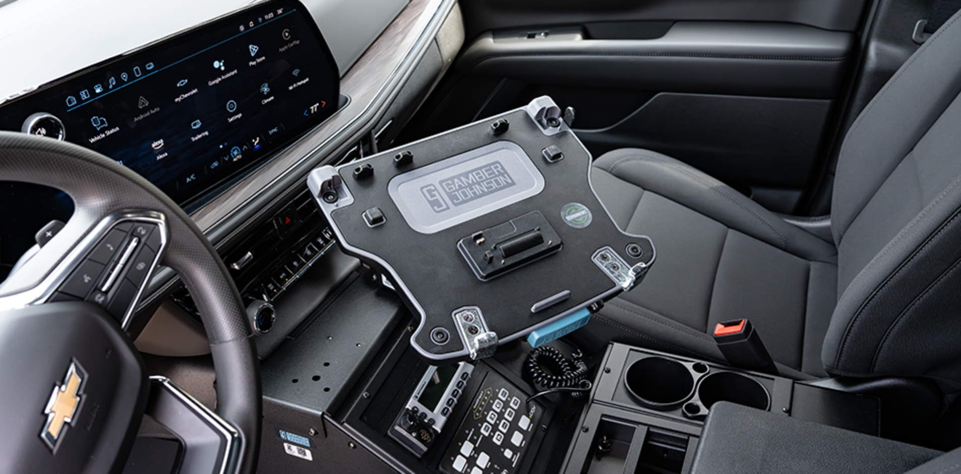 Panasonic TOUGHBOOK 56 Docking Station in a 2025 Chevy Tahoe