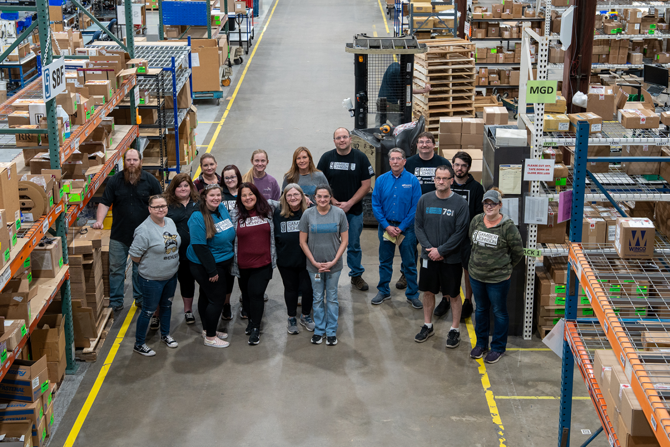 Gamber-Johnson Production Team Pic