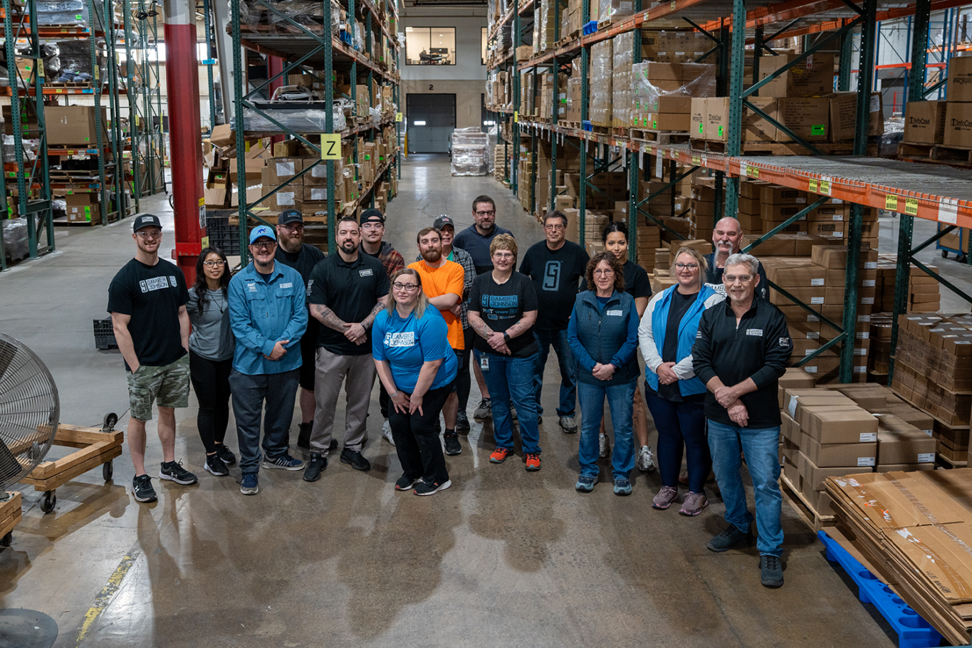 Gamber-Johnson Warehousing Team Pic
