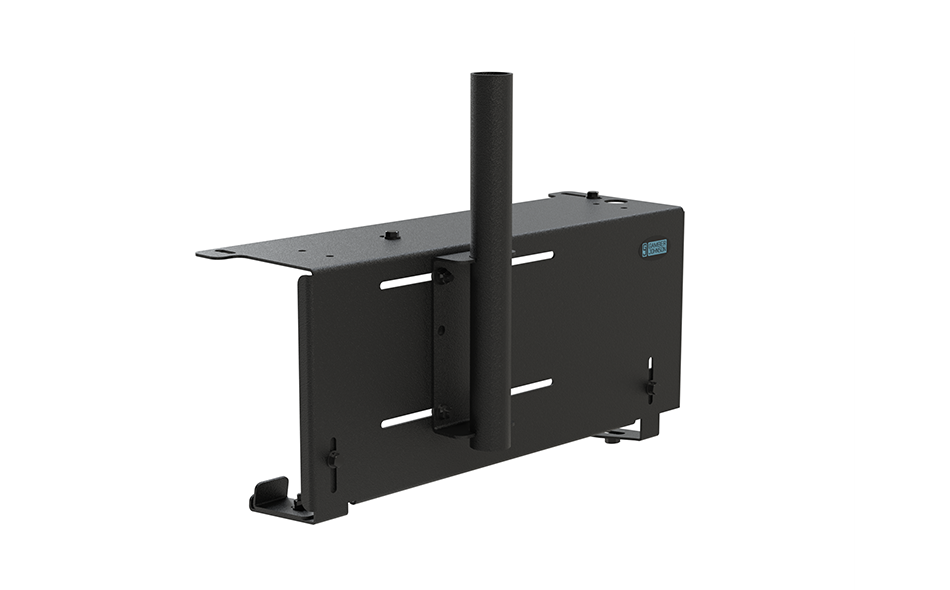 Freightliner M2 Bench Seat Pole Mount front side angle
