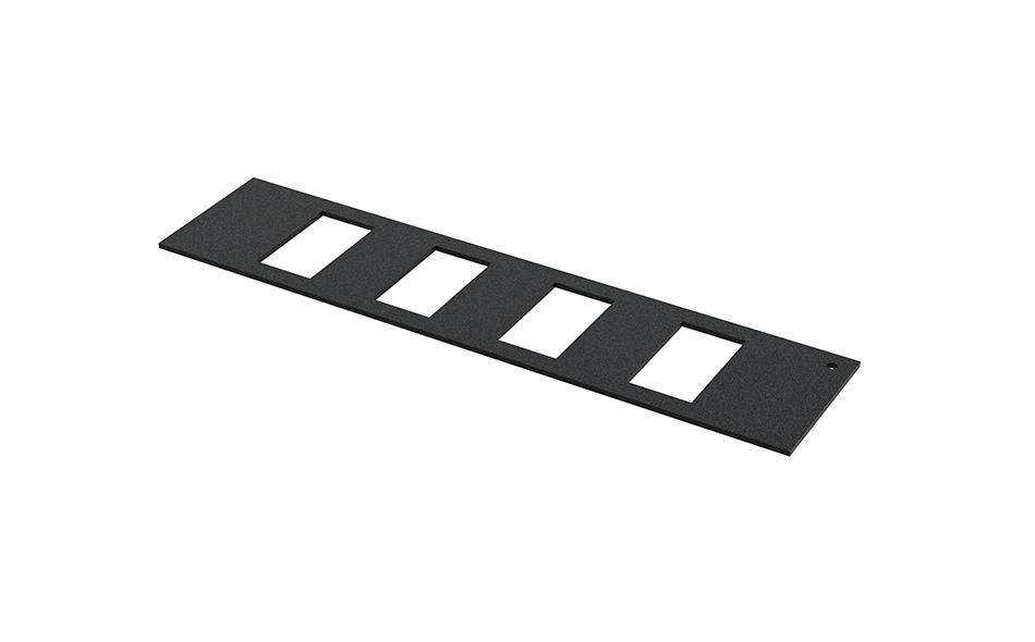 Rocker Switch Filler Panel - 4 Knockouts