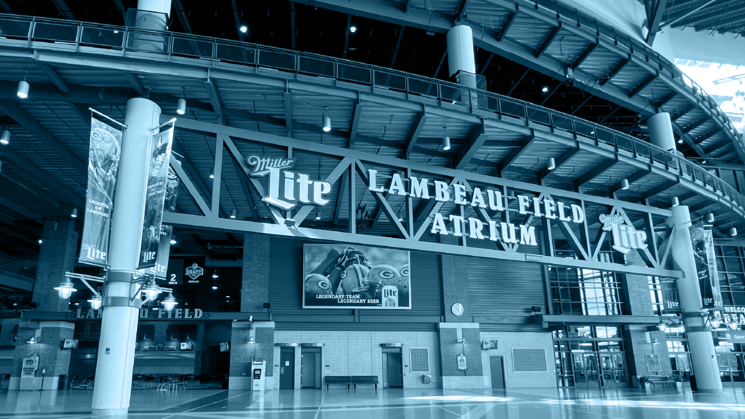 Lambeau Field Atrium in Green Bay, Wisconsin
