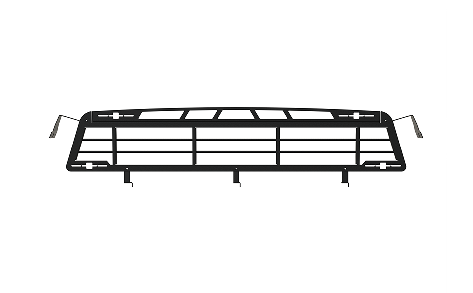 On-White Rivian R1T Cargo Window Guards